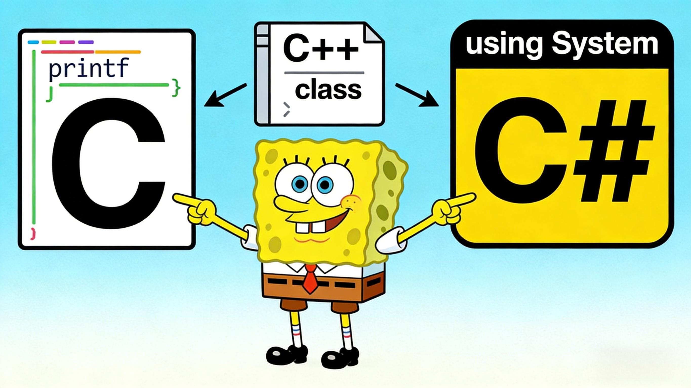 C、C++、C#的区别和联系